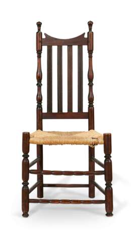 A WILLIAM AND MARY MAPLE BANISTER-BACK SIDE CHAIR - Foto 1