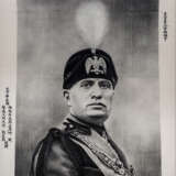 Seidenstickerei Benito Mussolini - Foto 1