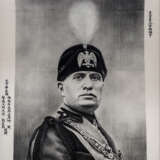 Seidenstickerei Benito Mussolini - photo 1