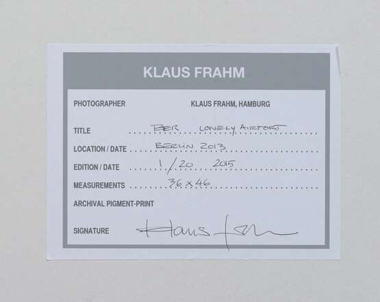 Klaus Frahm (Hamburg, geboren 1953) - фото 3