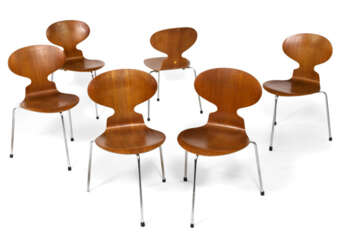 Sechs Ant-Chairs, Model Nr. 3100