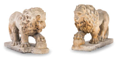 Paar Medici-Löwen