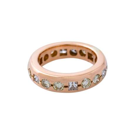 Ring mit Diamanten zus. ca. 1,8 ct, - фото 4