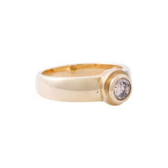 Ring mit Brillant ca. 0,5 ct,