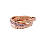 CARTIER Ring mit pinkfarbenen Saphiren, - Foto 1