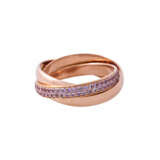 CARTIER Ring mit pinkfarbenen Saphiren, - Foto 4