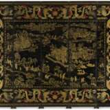 A CHINESE GILT-LACQUER FIVE-PANEL SCREEN - photo 1