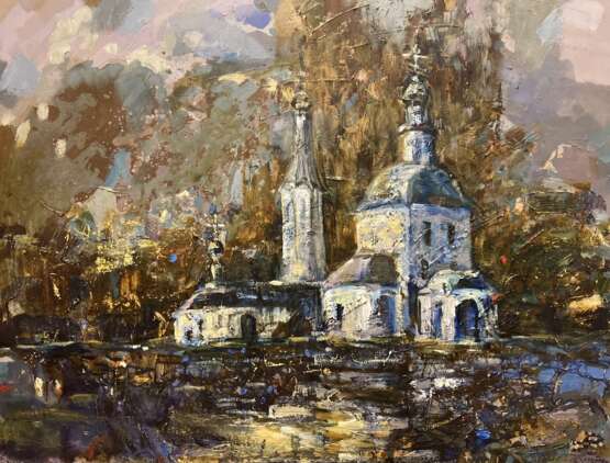 Суздаль Canvas Oil Abstract art Russia 2021 - photo 1