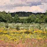 Полевые цветы Сухинин Афанасий Евстафьевич Cardboard Oil 20th Century Realism Landscape painting Russia 2000 - photo 1