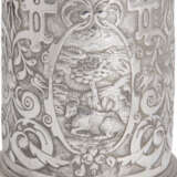 A CONTINENTAL SILVER TANKARD - photo 4