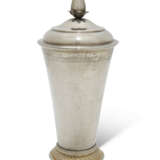 A LATVIAN PARCEL-GILT SILVER BEAKER AND COVER - photo 1