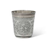 A GERMAN PARCEL-GILT SILVER BEAKER - Foto 1