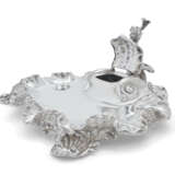 A WILLIAM IV SILVER INKSTAND - photo 5