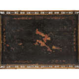 A CHINESE EXPORT BLACK AND GILT-LACQUER AND BAMBOO TEA TABLE - фото 3