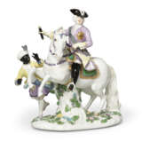 A MEISSEN PORCELAIN EQUESTRIAN GROUP OF ELIZABETH I OF RUSSIA - photo 3