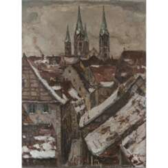 KOLBE, ERNST (Marienwerder 1876-1945 Rathenow), "Bamberg im Winter",