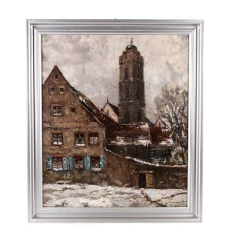 KOLBE, ERNST (Marienwerder 1876-1945 Rathenow), "Bamberg im Winter", - Foto 1