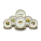 A COMPOSITE GROUP OF TWENTY-TWO ROYAL COPENHAGEN PORCELAIN PLATES - photo 1