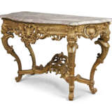 A FRENCH GILTWOOD CONSOLE TABLE - фото 1