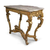 A FRENCH GILTWOOD CONSOLE TABLE - Foto 3