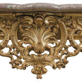 A FRENCH GILTWOOD CONSOLE TABLE - Foto 5