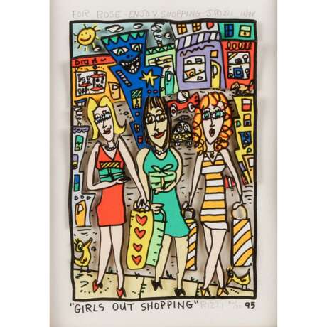 RIZZI, JAMES (New York 1950-2011 ebd.) 3-D Objekt "Girls Out Shopping", 1998. - photo 1