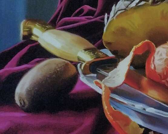 Интерьерная картина «Магия сочности», Холст на подрамнике, Масляные краски, Реализм, Фруктовый натюрморт, Москва, 2022 г. - фото 3