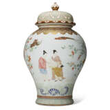 A CHINESE EXPORT PORCELAIN FAMILLE ROSE 'PRONK HANDWASHING' CISTERN - фото 3