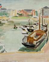Alfred Knispel (Schwiebus 1898 - Sompolno 1945). Hafen von Wyk auf Föhr.