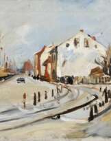 Alfred Knispel (Schwiebus 1898 - Sompolno 1945). Dorfstraße.