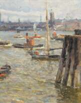 Henning Edens (Hamburg 1885 - Hamburg 1943). Hamburger Hafen.