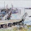 Uwe Bangert (Neumünster 1927 - 2017). Bootshafen von Rantum. - Архив аукционов