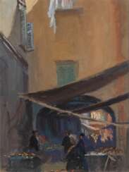 Robert Schmidt-Hamburg (Berlin 1885 - Laboe 1963). Straße in Neapel.