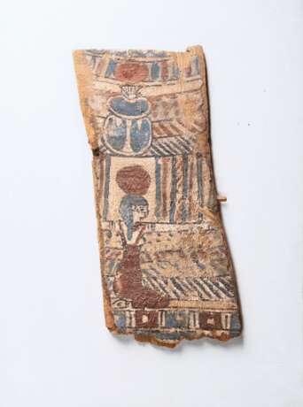 Fragment eines ägyptischen Sarkophagdeckels. - photo 1