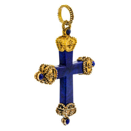 Historisch bedeutendes Lapislazuli Kreuz - Foto 2