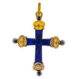 Historisch bedeutendes Lapislazuli Kreuz - photo 4