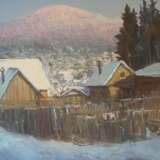 «L'hiver sur l'Oural» Impressionnisme Peinture de paysage 2015 - photo 1