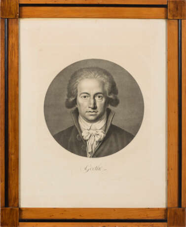 LIPS, Johann Heinrich (1758 Koten - 1817 Zürich). Porträt des Johann Wolfgang von Goethe. - Foto 1