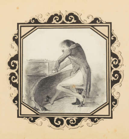 Monogrammist "W.B.": Pianist in Extase - фото 1
