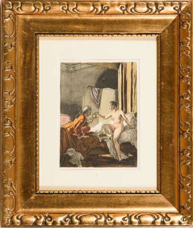 EROUX, Auguste Jules Marie (1871 Paris - 1954 Paris). Giacomo Casanova mit weiblichem Akt. - Foto 2