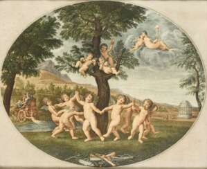 ROSASPINA, Francesco (zugeschrieben) (1762 Montescudo - 1841 Bologna). "Tanz der Amoretten" nach Fra