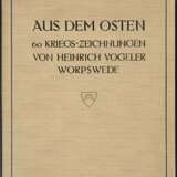 VOGELER, Heinrich (1872 Bremen - 1942 Kolchos). Mappenwerk "Aus dem Osten" . - Foto 1