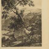 DIES, Albert Christoph (1755 Hannover - 1822 Wien). Landschaft mit Burgruine am Nemisee. - Foto 1