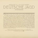 VOIGT, Otto Eduard (1870 Dresden - 1949 Meißen). Mappenwerk "Deutsche Jagd". - фото 13