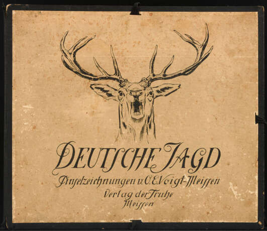 VOIGT, Otto Eduard (1870 Dresden - 1949 Meißen). Mappenwerk "Deutsche Jagd". - photo 14