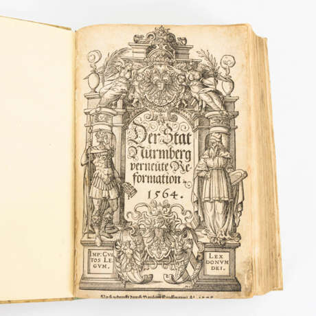 "Nürnberger Stadtgesetzgebung von 1564/1595 - photo 1