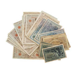Bündel Banknoten, ca. 50 Stück,