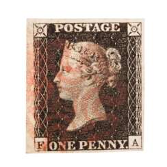 GB / Black Penny – 1840, die erste Briefmarke der Welt,