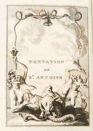 SEDAINE, Michel Jean. "La Tentation de Saint Antoine ornée de Figures et de Musique". - Foto 3