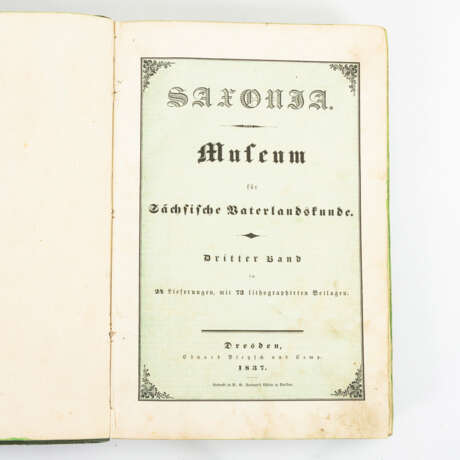 3 Bücher Sachsen mit vielen Stahlstichen - photo 2